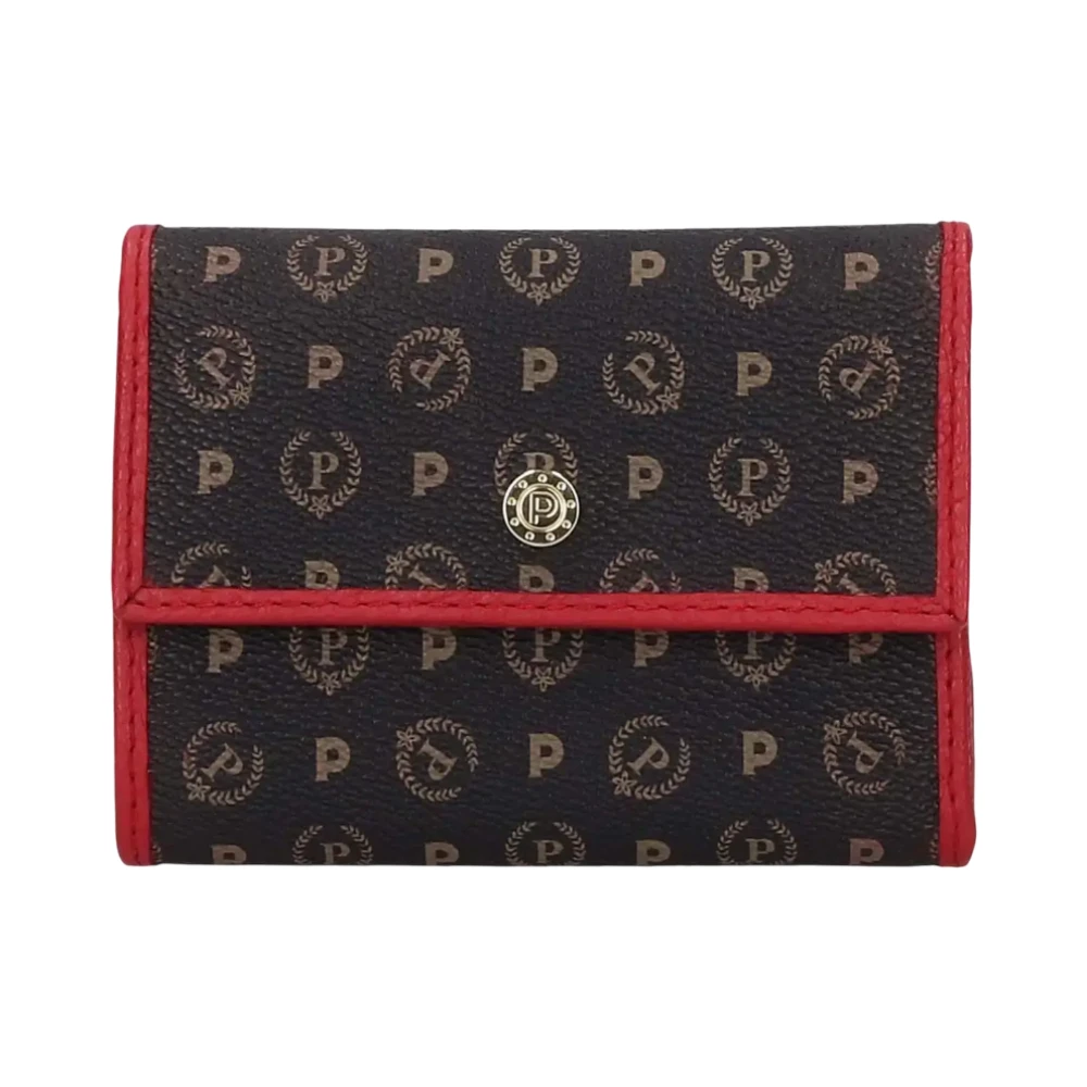 Pollini Women's Multicolor Wallets & Cardholders, One Size, Mini Portafoglio Con Patta In Stampa Heritage