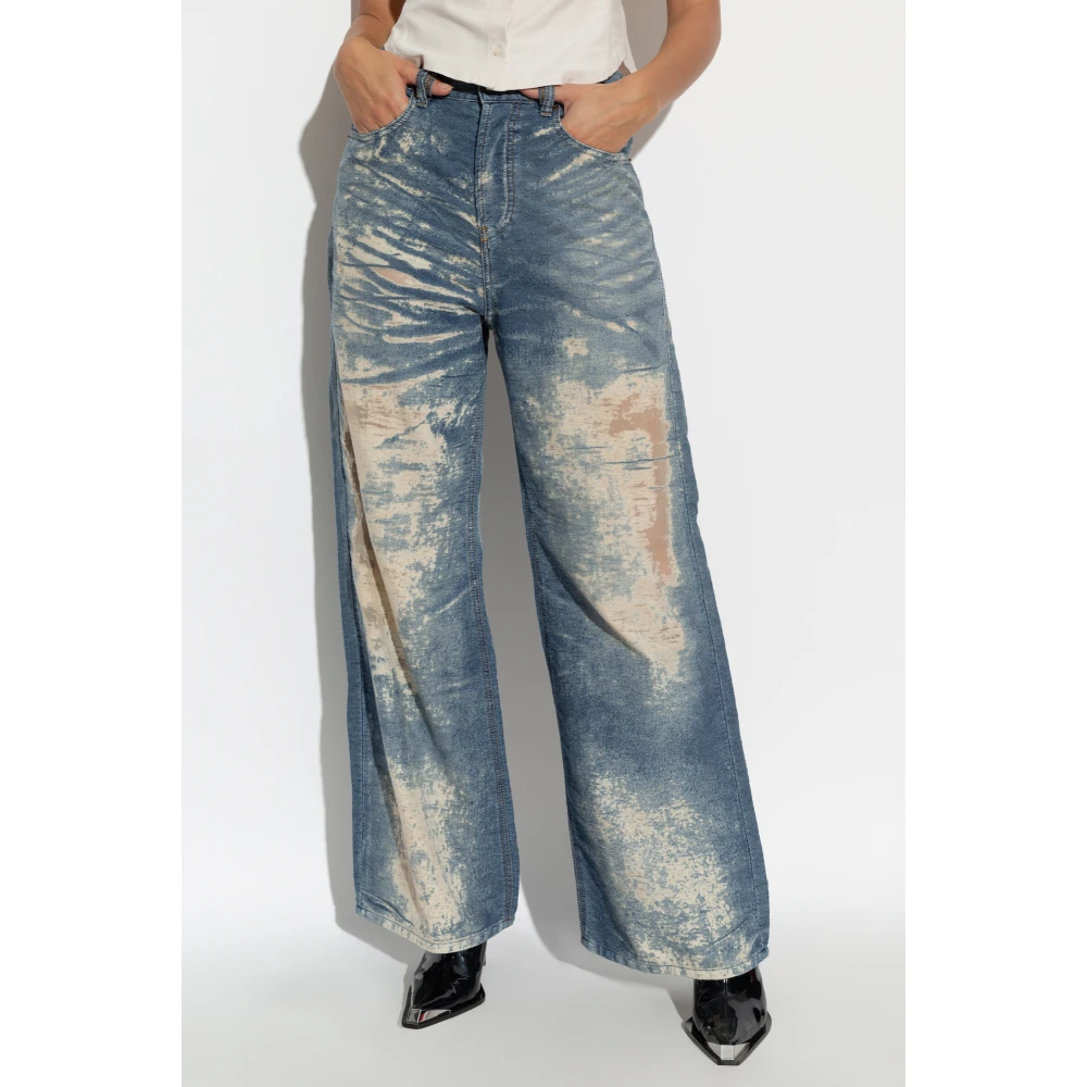 Diesel Wijde jeans 1996 D-Sire-Fsf Blue Dames