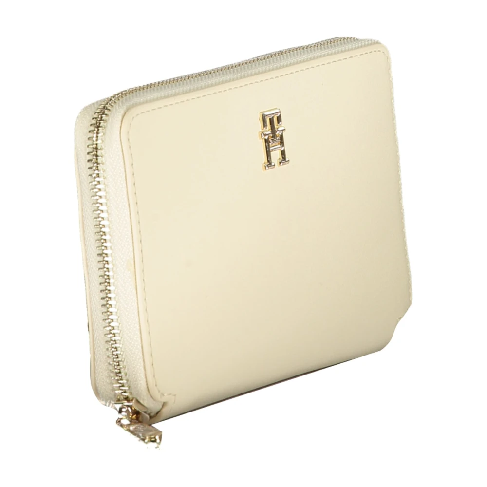 Tommy Hilfiger Beige Damesportemonnee met Ritssluiting Beige Dames