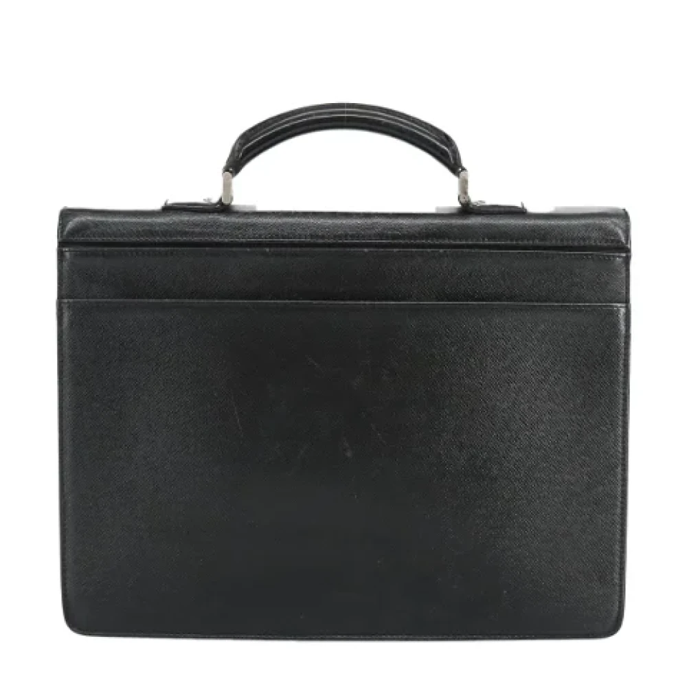 Louis Vuitton Vintage Pre-owned Leather handbags Black Dames