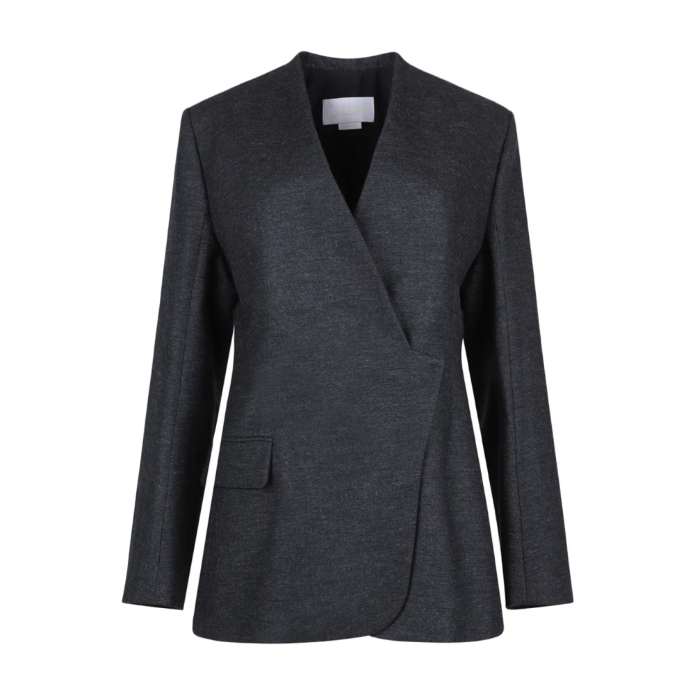 Genny Blauwe Jassen voor Stijlvolle Outfits Blue Dames