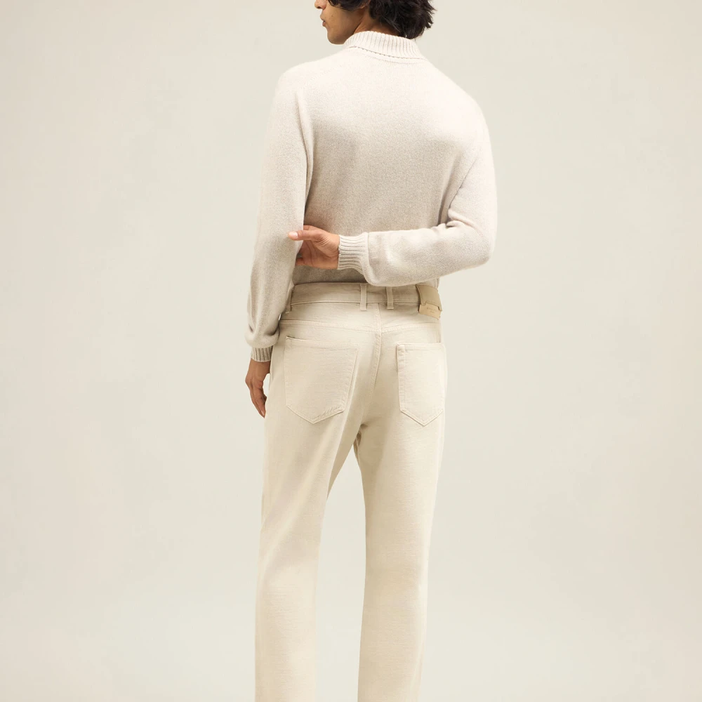 Boglioli Bull Katoen 5-Zakken Broek White Heren