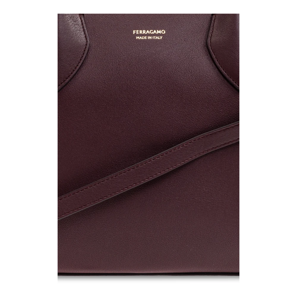 Salvatore Ferragamo Leren handtas Red Dames