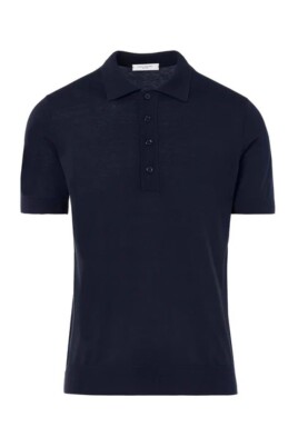 luxury-silk-cotton-polo-navy-blue