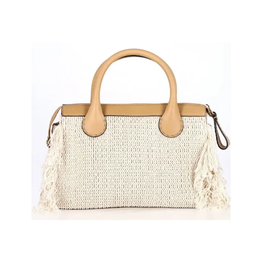Chloé Pre-owned Linen handbags Beige Dames