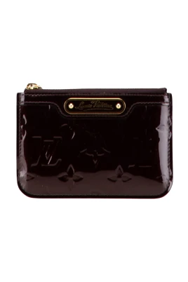 Pre-owned Zip Coin Card Holder