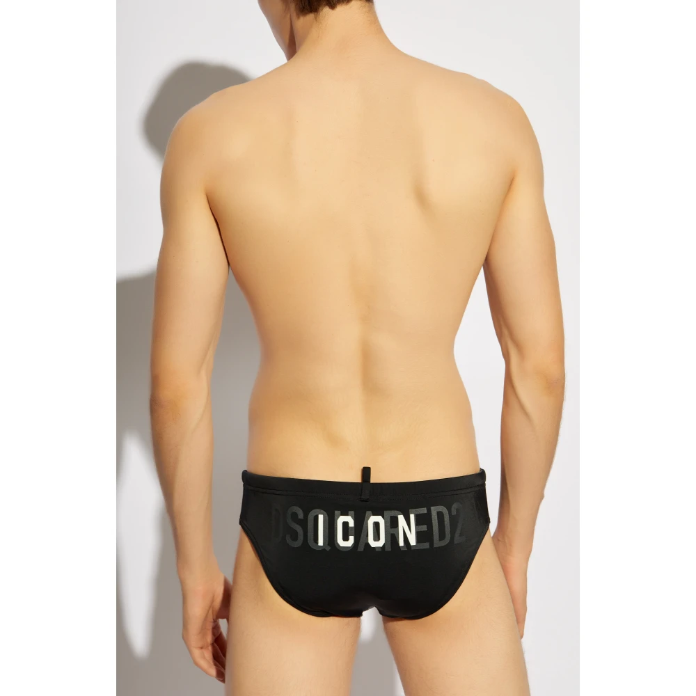 Dsquared2 Zwembroek Black Heren