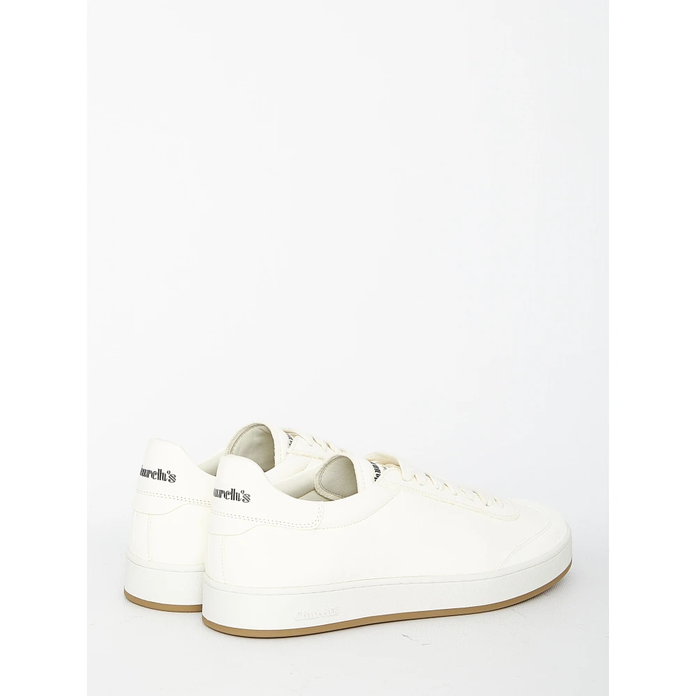 Church's Crème Leren Sneakers Aw23 White Heren