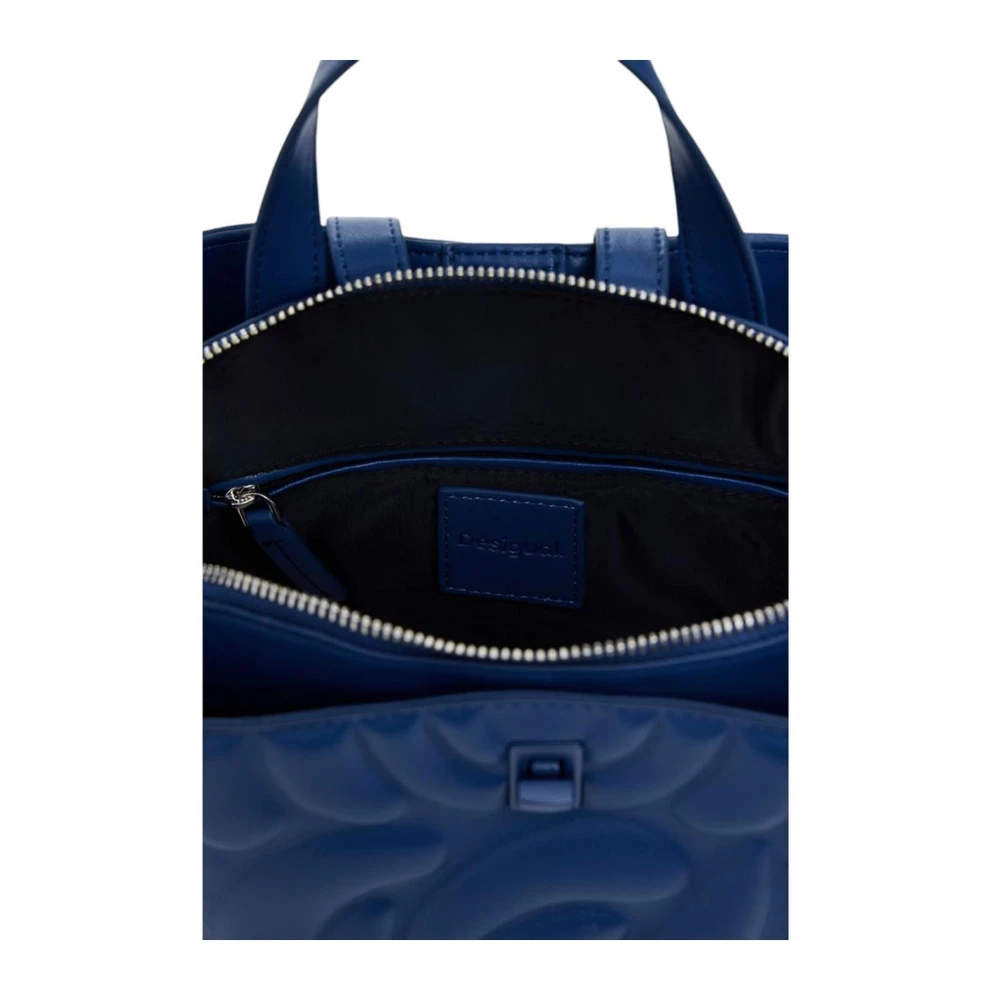 Desigual Blauwe Polyurethaan Rugzak met Strak Ontwerp Blue Dames
