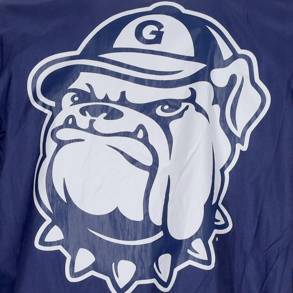 Mitchell & Ness Georgetown Hoyas Windbreaker Jas Blue Heren