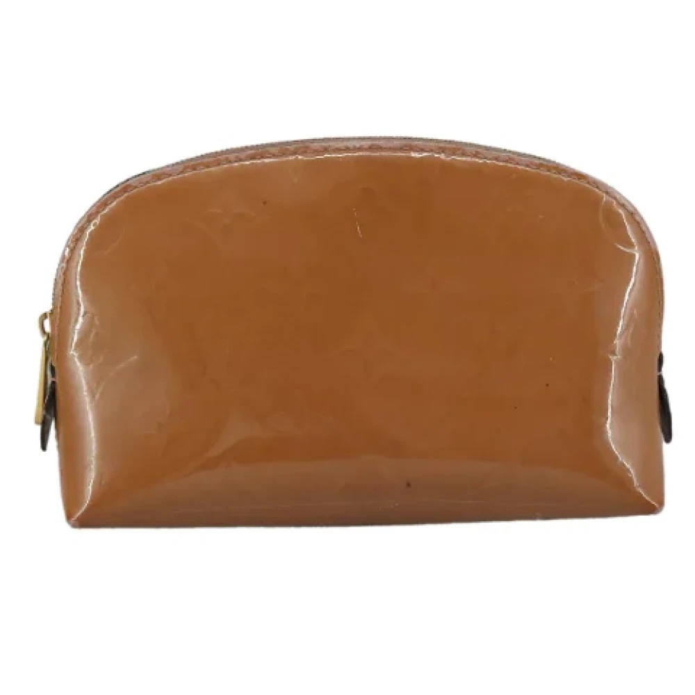 Louis Vuitton Vintage Pre-owned Leather pouches Brown Dames