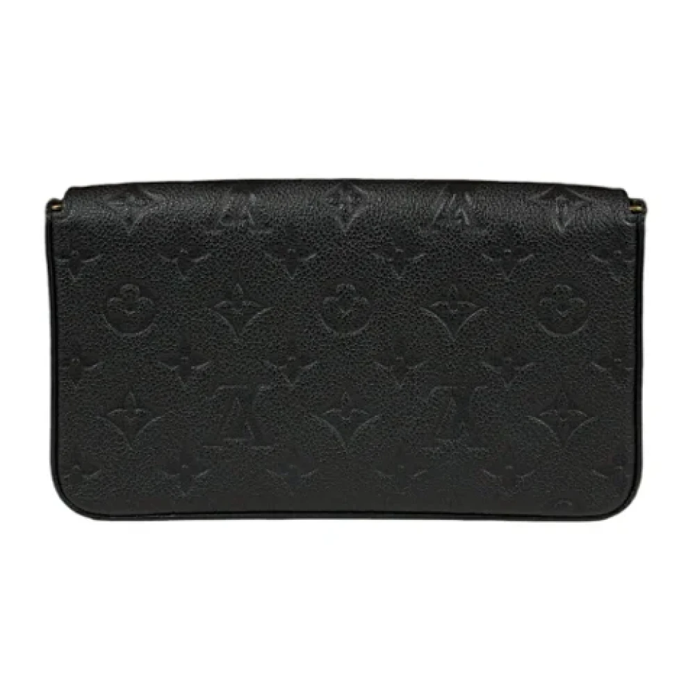 Louis Vuitton Vintage Pre-owned Canvas shoulder-bags Black Dames