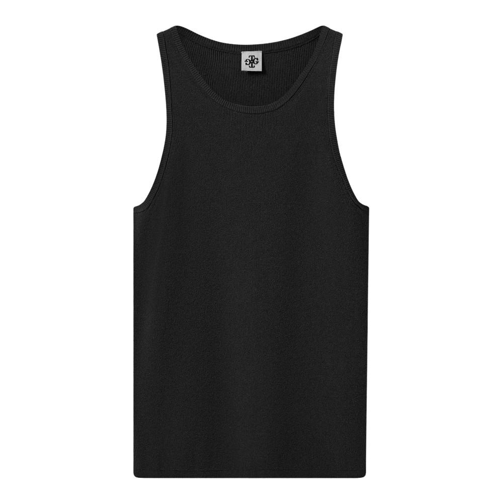 The Garment Women's Black Sleeveless Tops, 2XS, Viscose Blend Tank Top