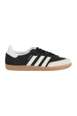 Svarta Mocka Sneakers Snörning Gummisula