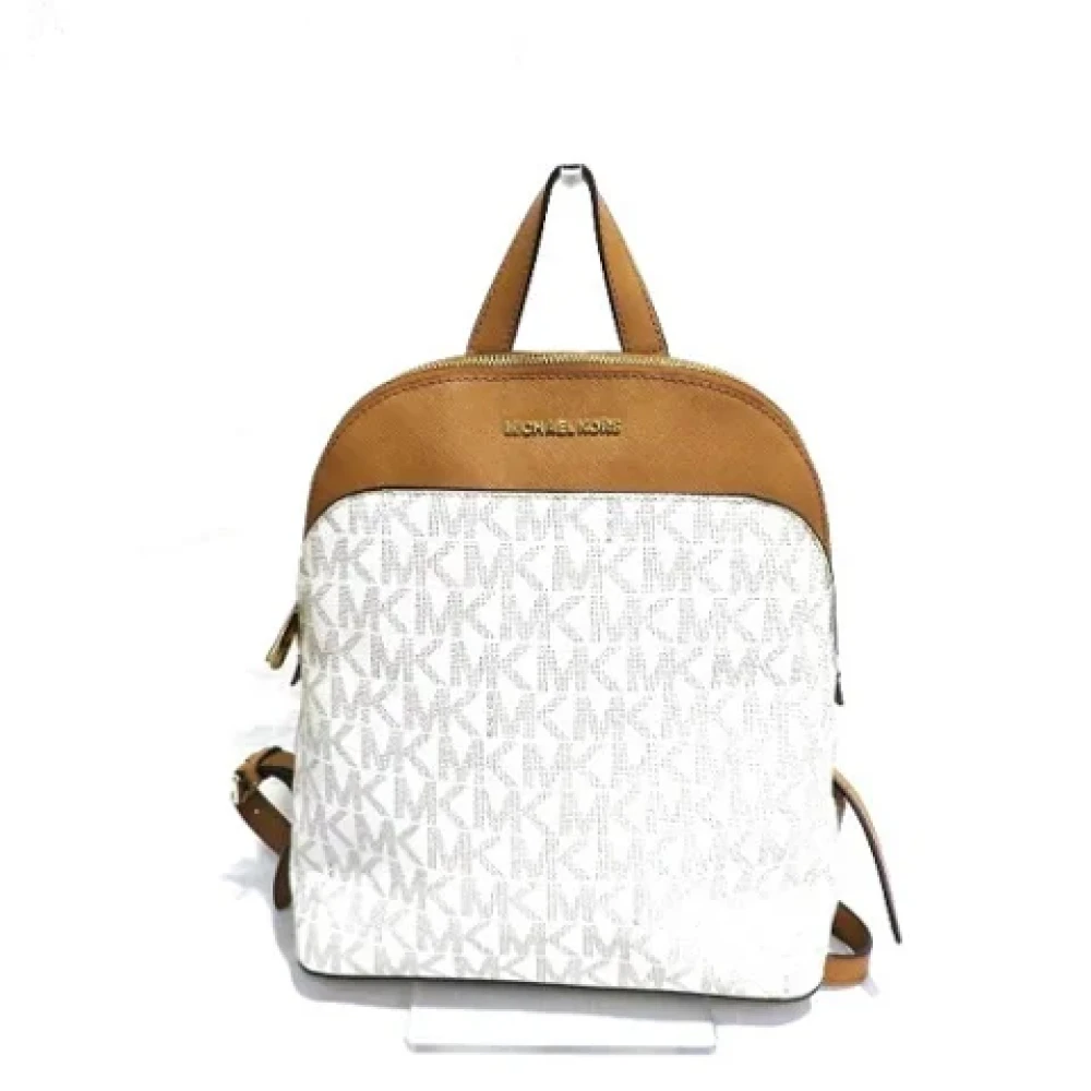 Michael Kors Pre-owned Leather backpacks White Dames