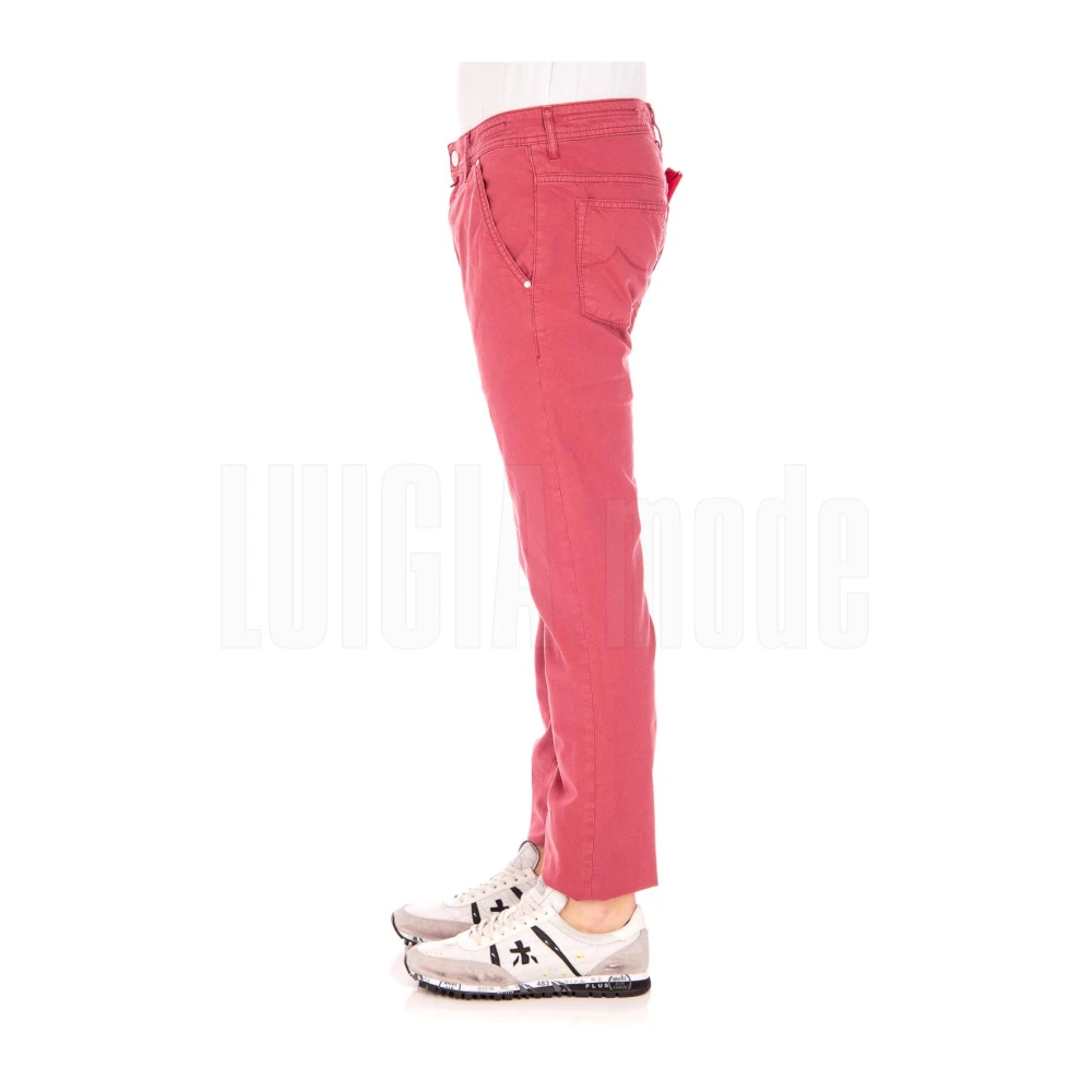 Jacob Cohën Vintage Comfort Straight Broek Red Heren