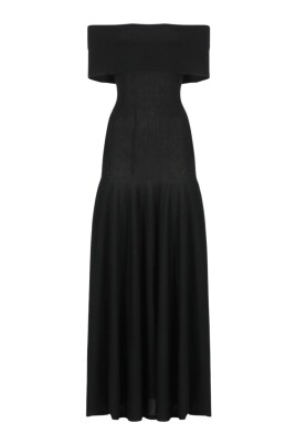 elegant-sort-midi-kjole