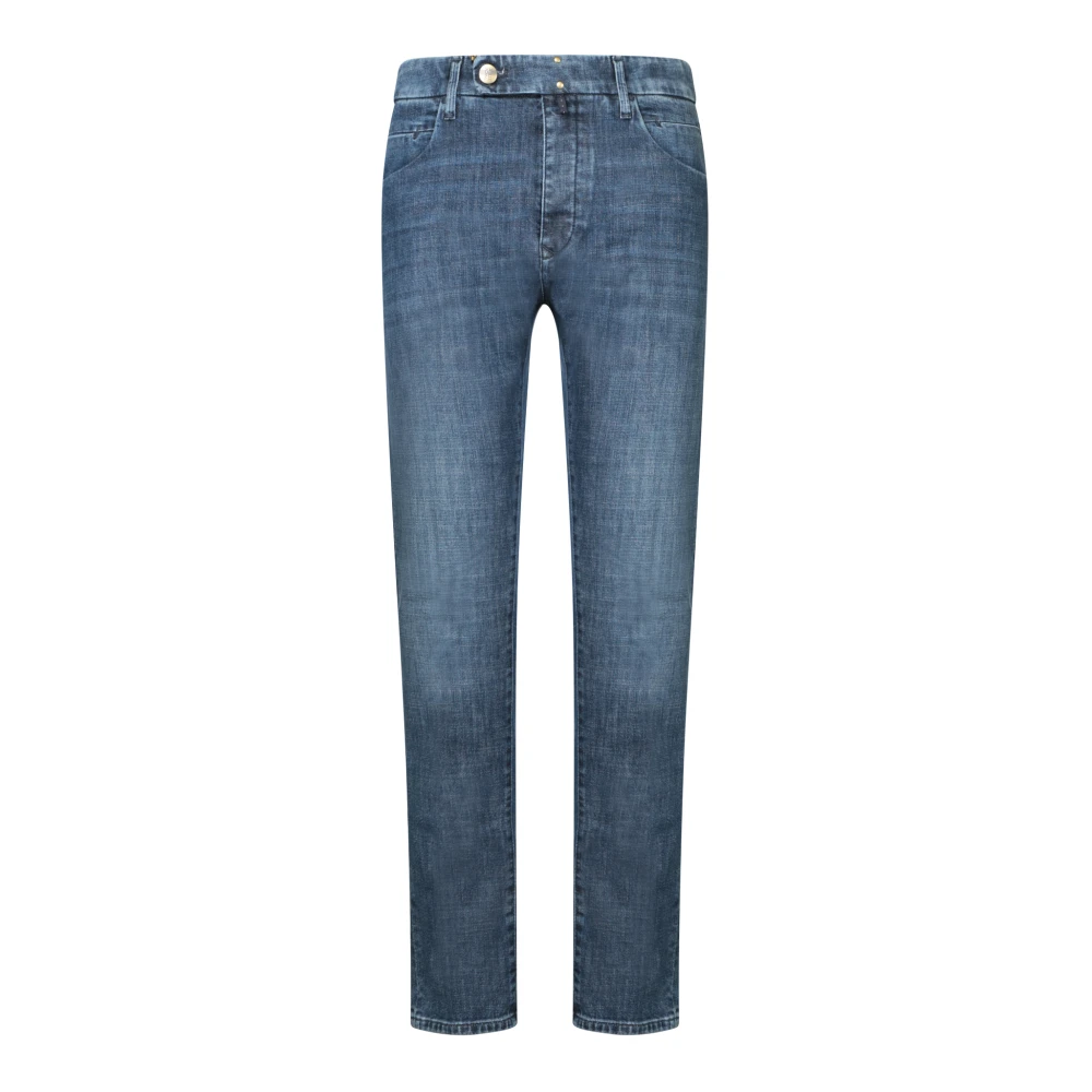 Incotex Blauwe Jeans voor Mannen Aw24 Blue Heren