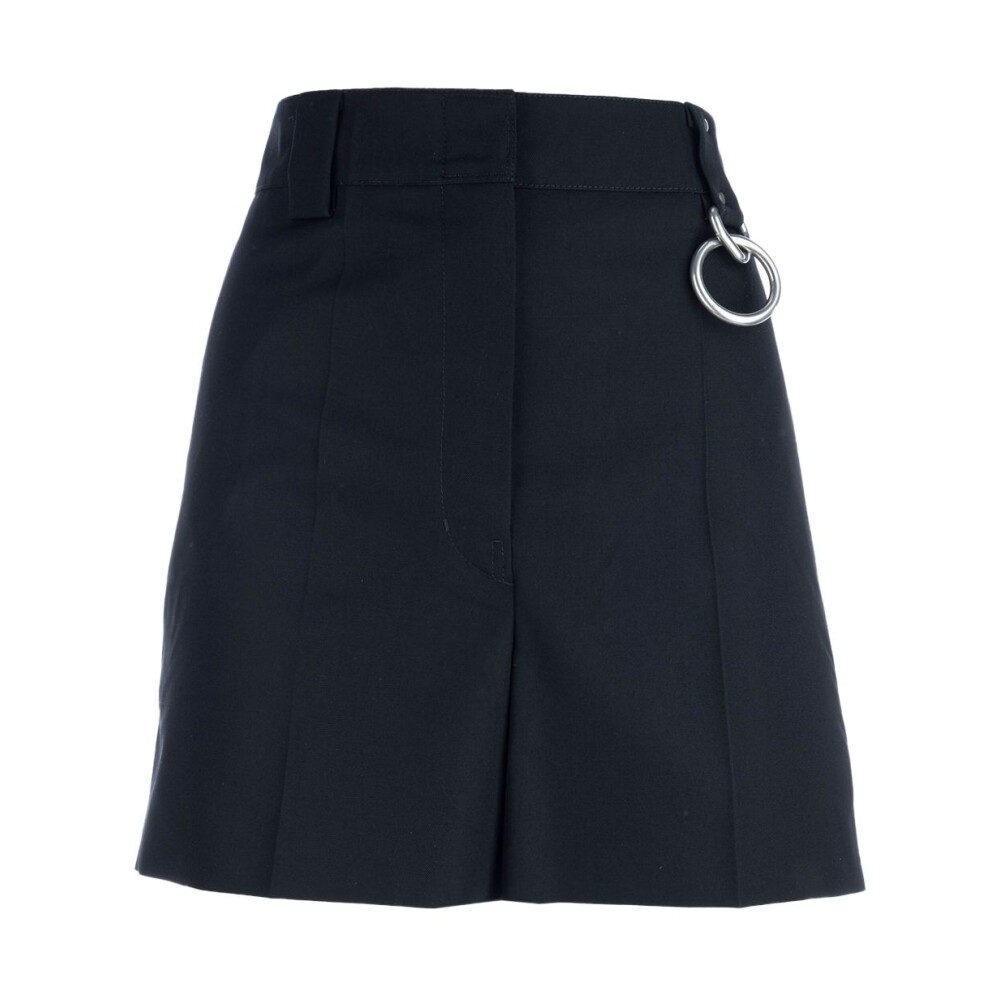 ショートパンツ PRADA Women Shorts  Burmudas P242IKSOOO15GJ F0002 Black Prada Black Linen Bermuda Short – LOZURI®