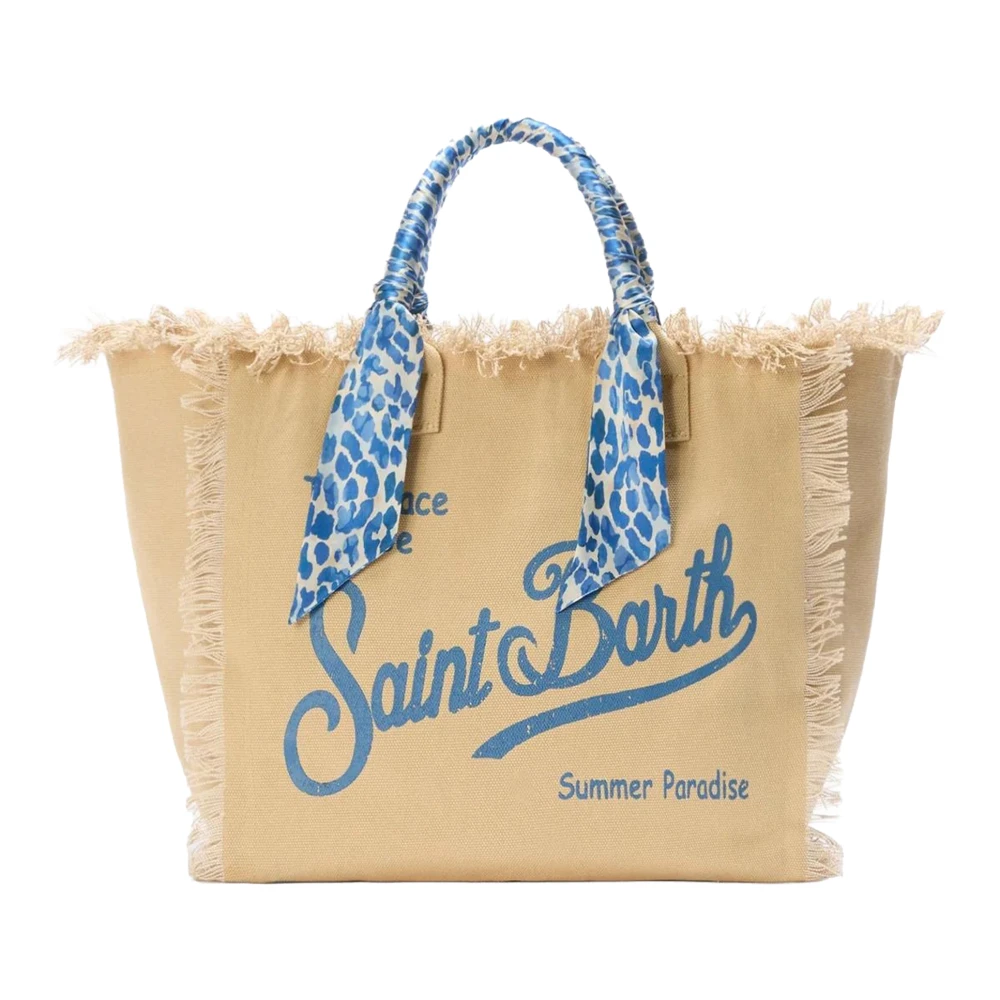 Mc2 Saint Barth Women's Beige Shopping Bags, One Size, Vanity Foulard Shoulder Bag