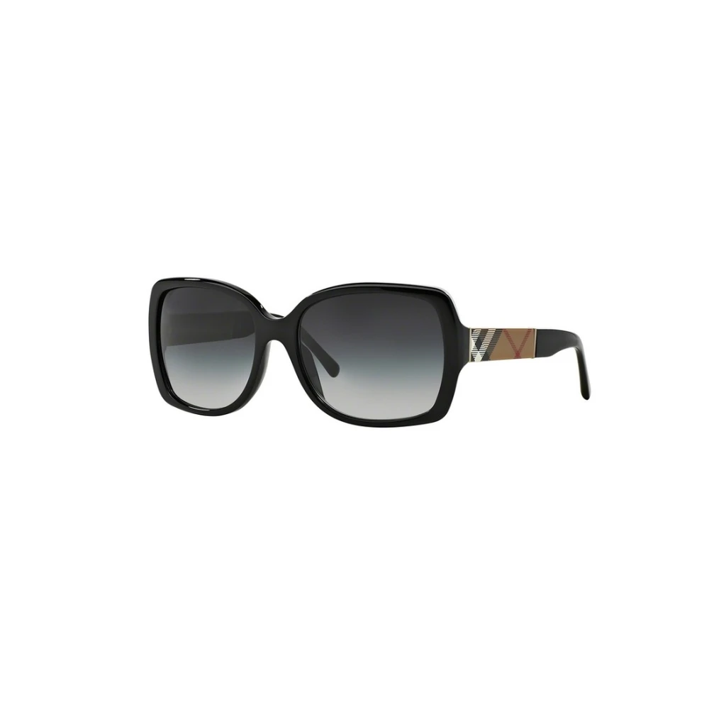 Burberry Women's Black/Grey Be4160 34338G Woman Sunglasses Acetate Squared Normal Shaded - Image 6