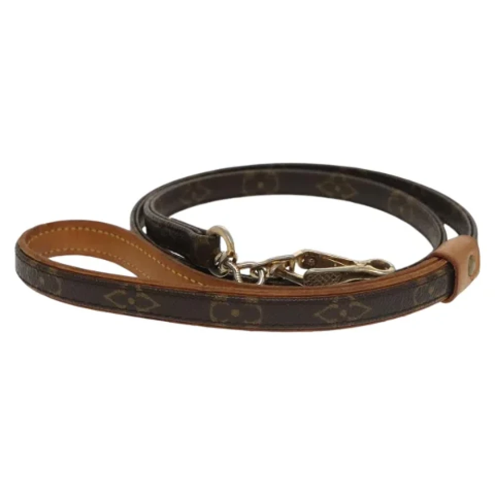 Louis Vuitton Vintage Pre-owned Canvas belts Brown Dames