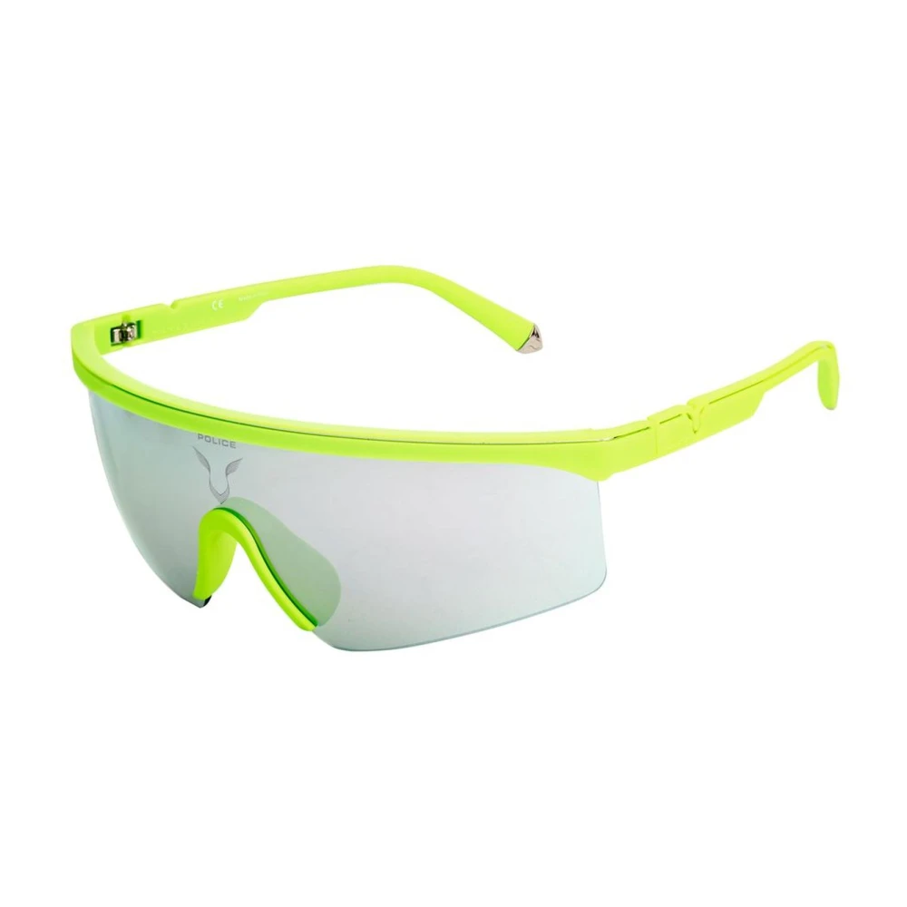 Police Men's Green Sunglasses, One Size, Neon Injected Sunglasses For
