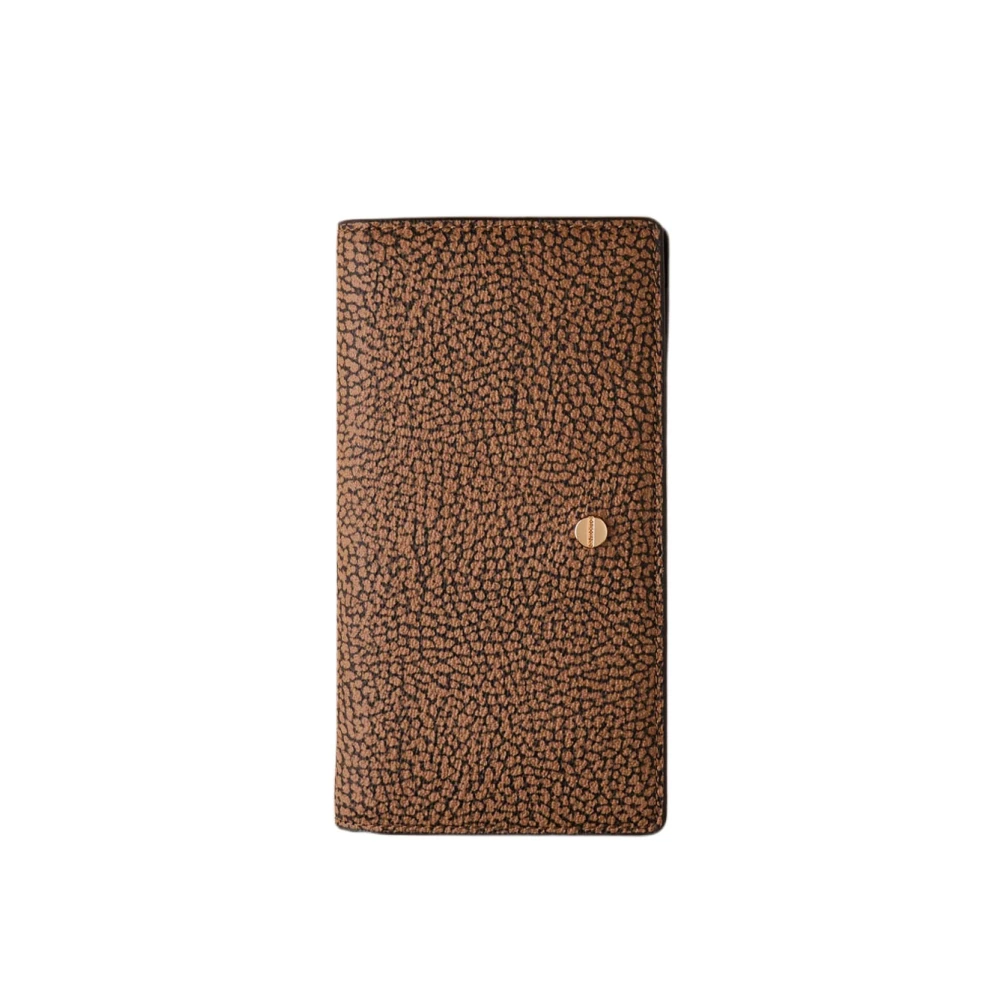 Borbonese Women's Brown Wallets & Cardholders, One Size, Graffiti Cardholder Wallets