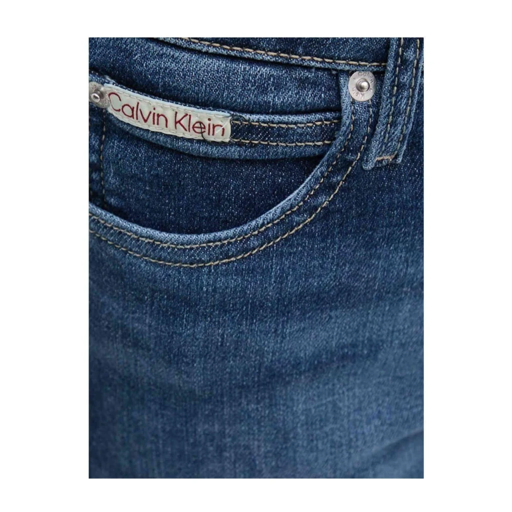 Calvin Klein High Rise Skinny Jeans Blue Dames