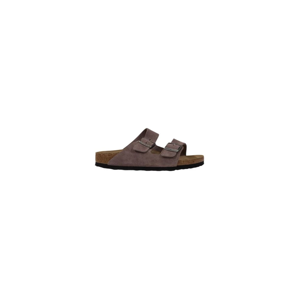 Birkenstock Ankelrem Mocka Sandal Damkollektion Purple, Dam