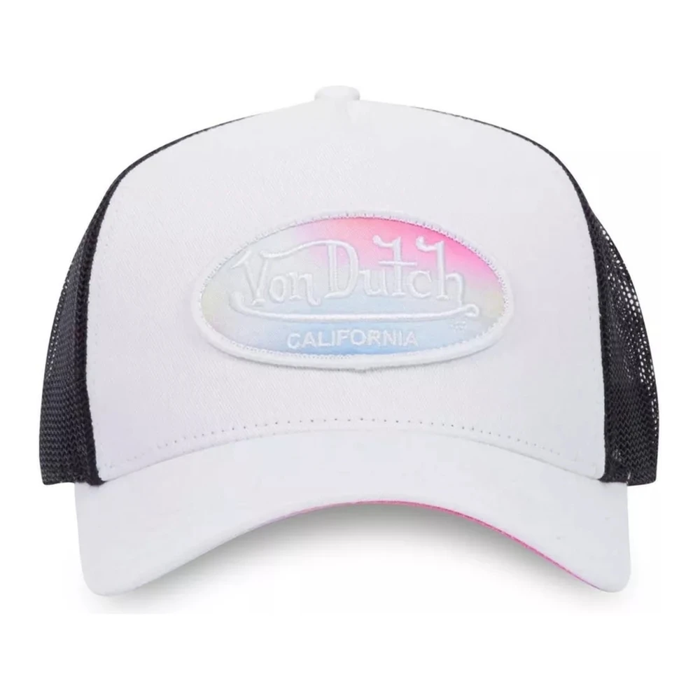 Von Dutch Pastel Witte Truckerpet White Heren