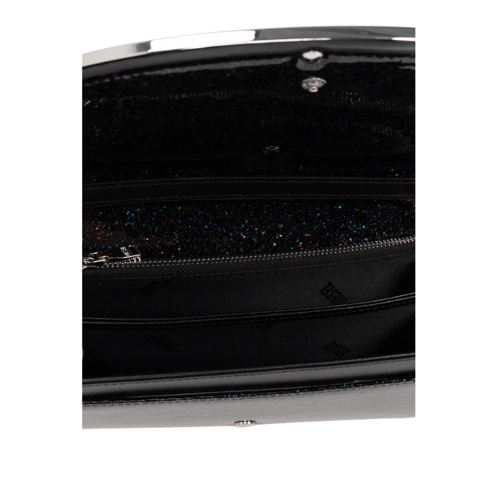 Diesel Riemportemonnee 1DR Black Dames