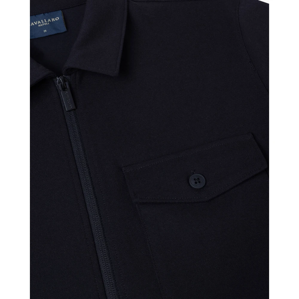 Cavallaro Stijlvolle Overshirt Zelo Black Heren