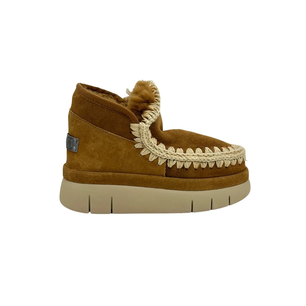 Mou Women's Brown Bounce Welt Boot - Winter Boots - 3 Uk - Shoes