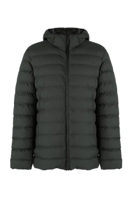 Quiltad Parka med Huva