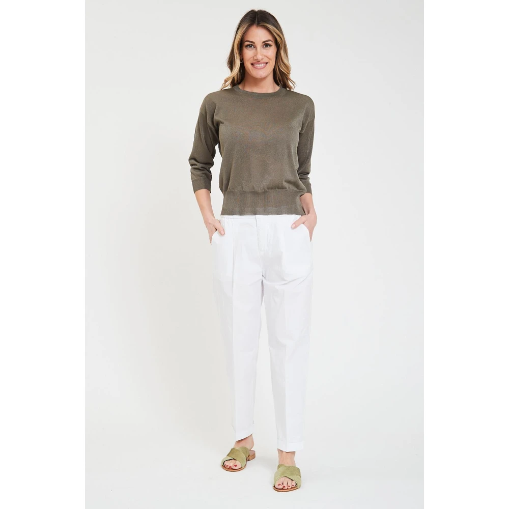 Alpha Studio Giro Shirt Green Dames