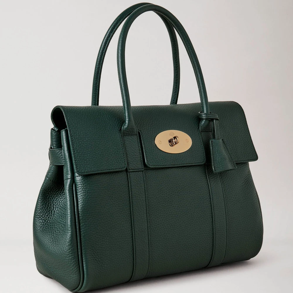 Mulberry Bayswater lederen schoudertas Green Dames