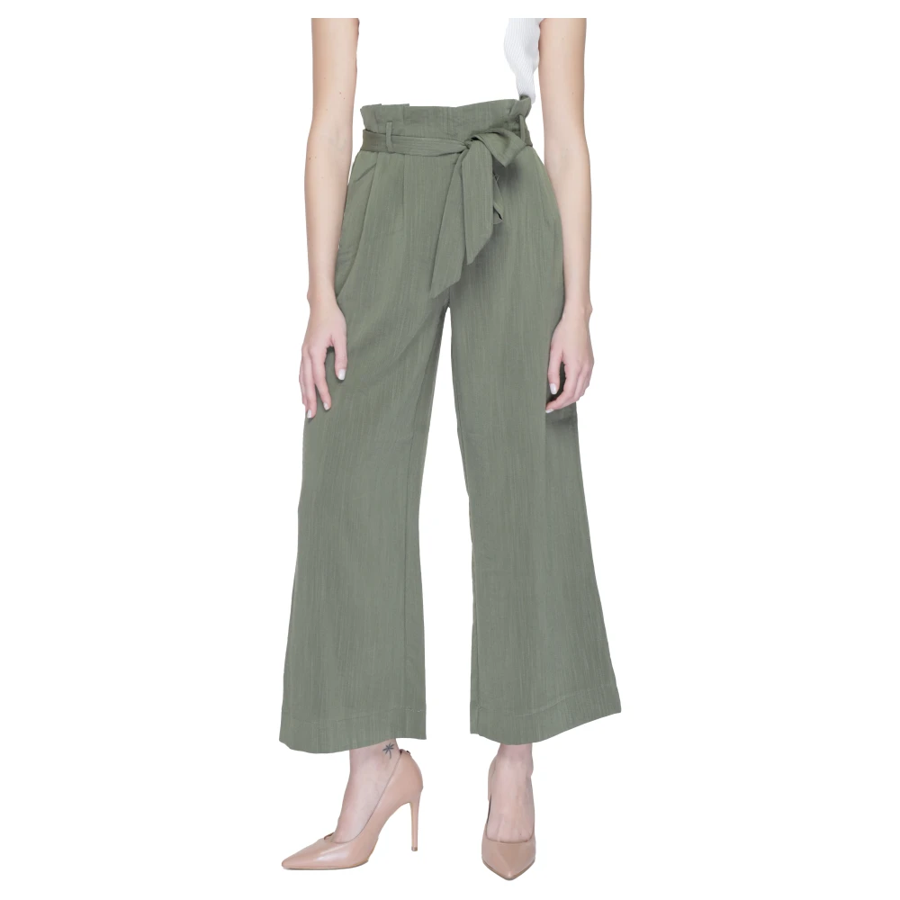 Only Women's Green Palazzo Pants Spring/Summer Collection