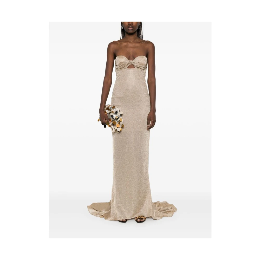 Giuseppe Di Morabito Goudkleurige Jurk met Beugel Bh Yellow Dames
