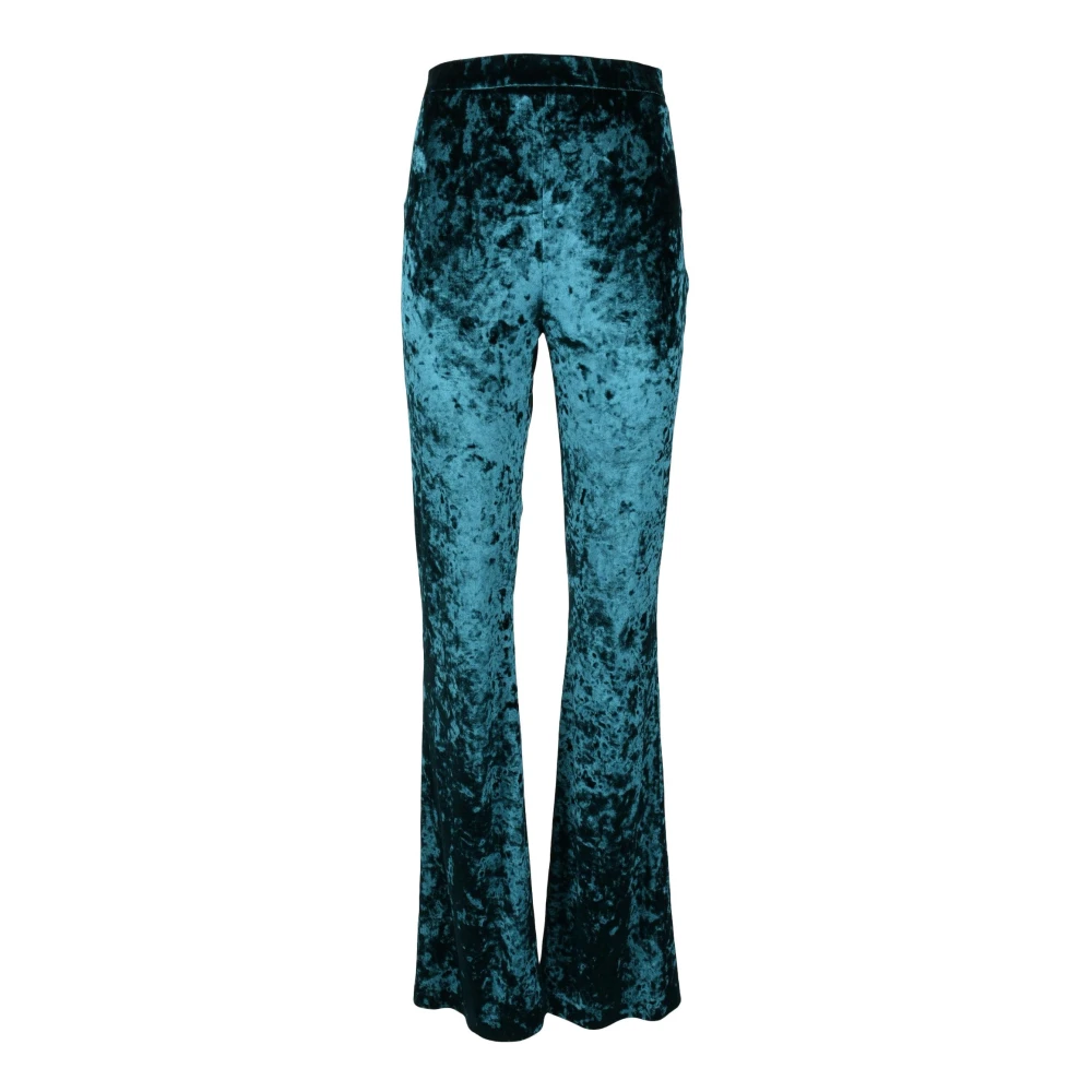 Nineminutes Elastane broek voor vrouwen Blue Dames