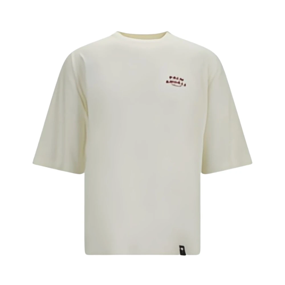 Palm Angels Beige Cotton T-Shirt - M - Image 2