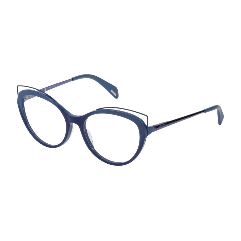 Police Blauw Plastic Dameshorloge Frame Blue Dames