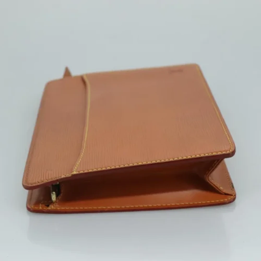 Louis Vuitton Vintage Pre-owned Leather clutches Brown Dames
