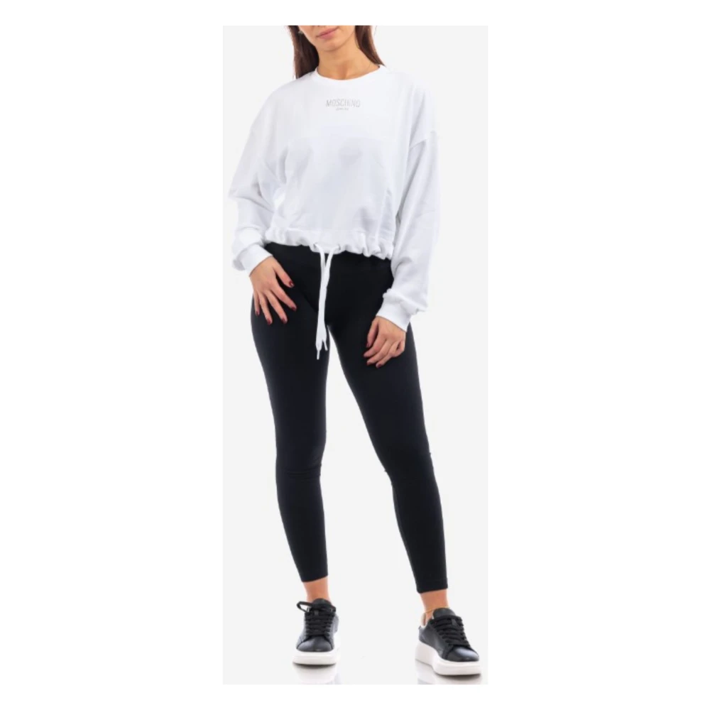 Moschino Dames Sweatshirt Zwemkleding White Dames