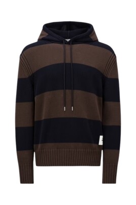 sweat-a-capuche-en-maille-de-coton-raye
