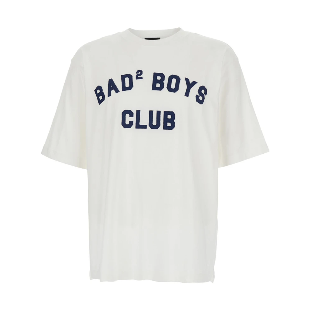 Dsquared2 Men's White Crewneck Logo T-Shirt