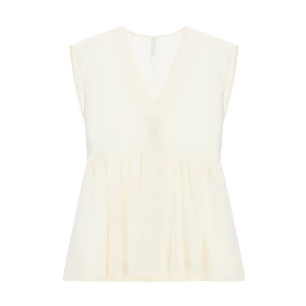 Imperial Beige Gilet - Female - Blouses - S - Blouses & Shirts
