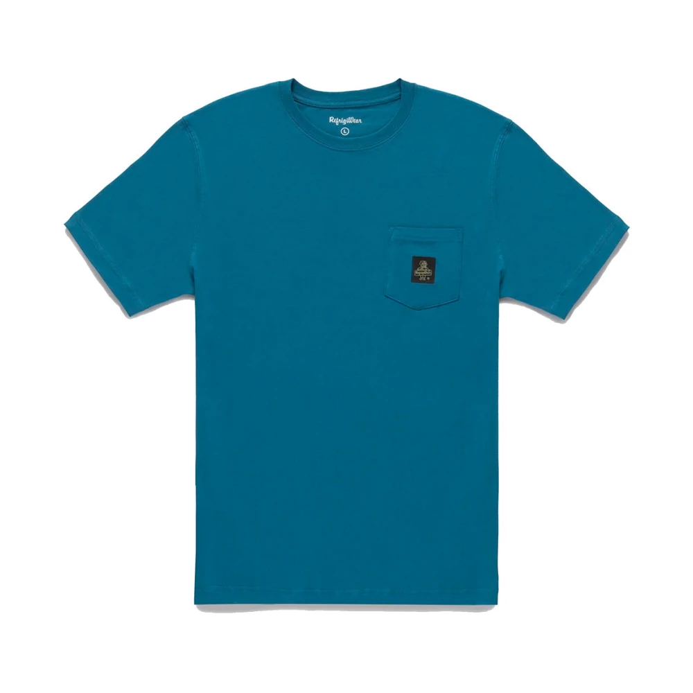 RefrigiWear Katoenen T-shirt met Logozak Blue Heren