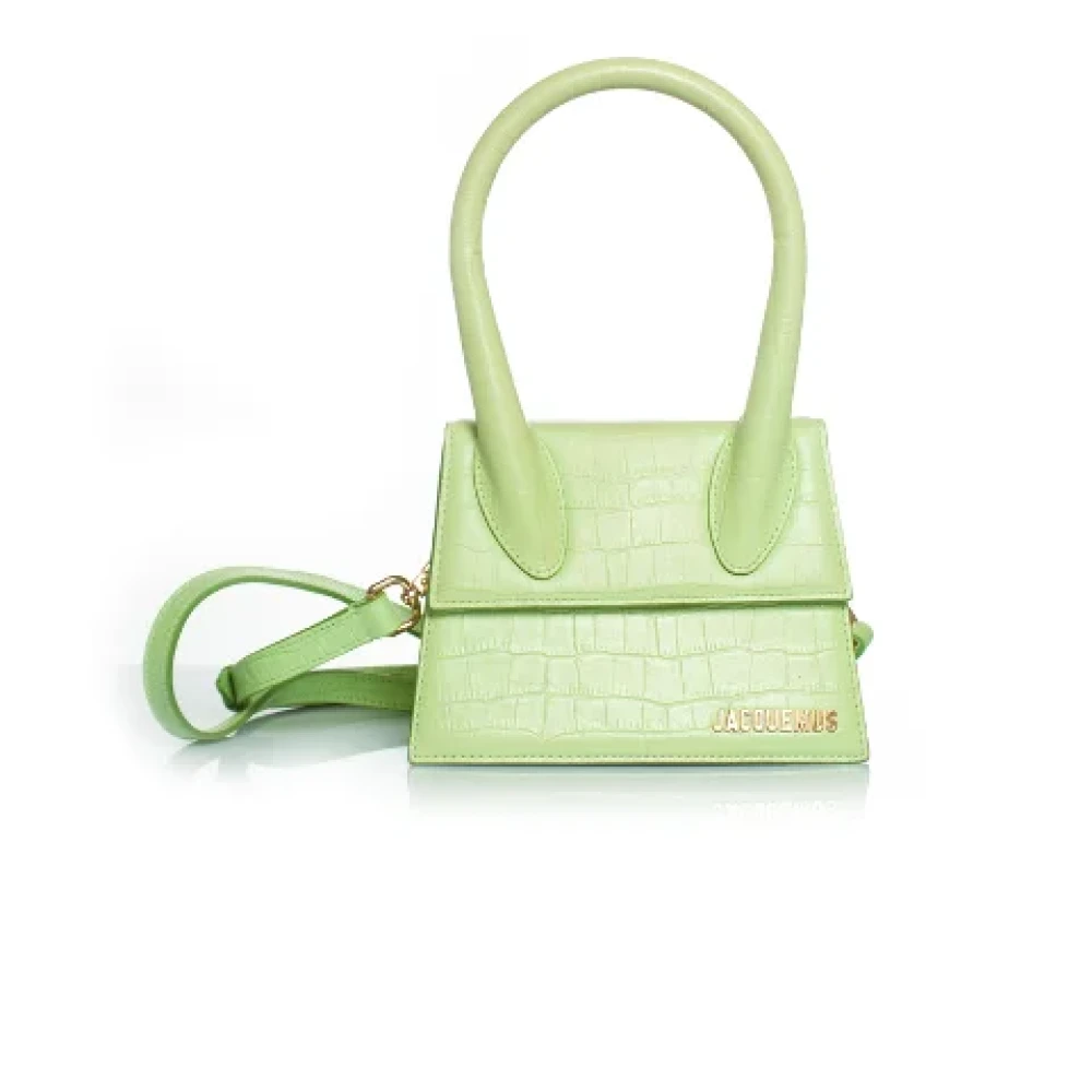 Jacquemus Pre-owned Leather handbags Green Dames