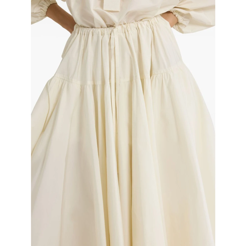 Patou Elegante Rok voor Vrouwen Beige Dames
